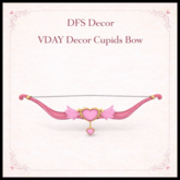 DFS VDAY Decor Cupids Bow - ACTUAL ITEM