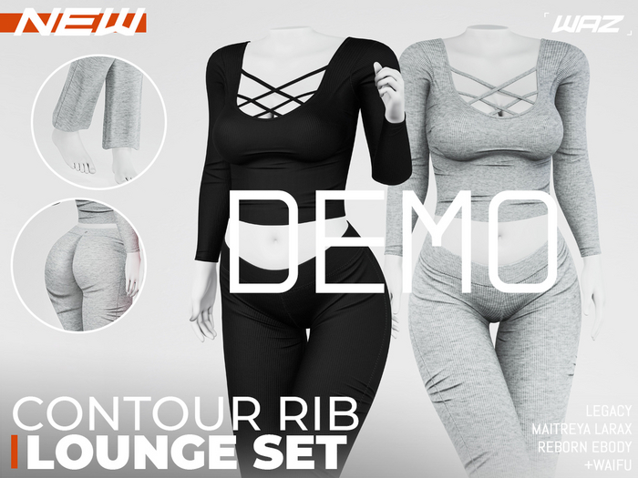 WAZ - Contour Rib Lounge Set (DEMO)