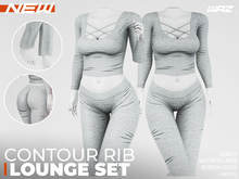 WAZ - Contour Rib Lounge Set (Heather)