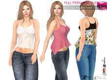 Full Perm Female Sleeveless Aysmmetric Casual Peplum Camisole Vest Top for Maitreya 5.3 LaraX Ebody Reborn Legacy