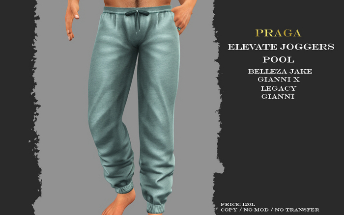 Praga Elevate Joggers - Pool