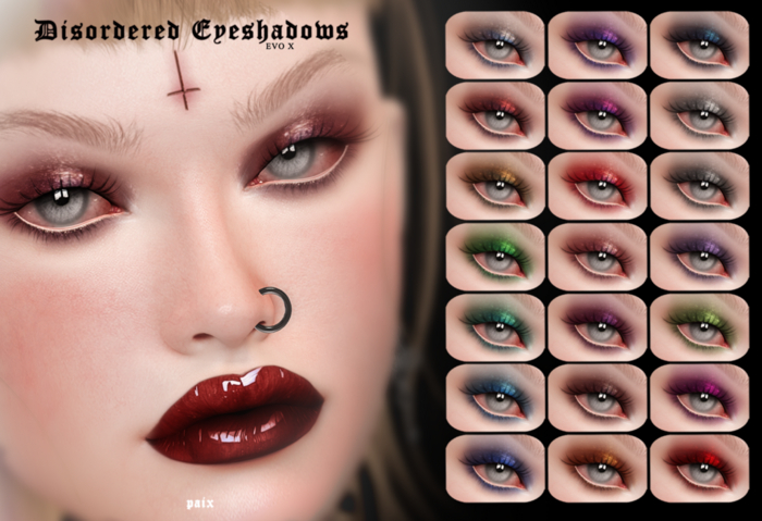 [PAIX] Disordered Eyeshadows - [Fatpack]