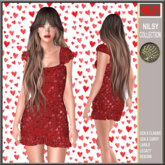 RED CROCHET DRESS