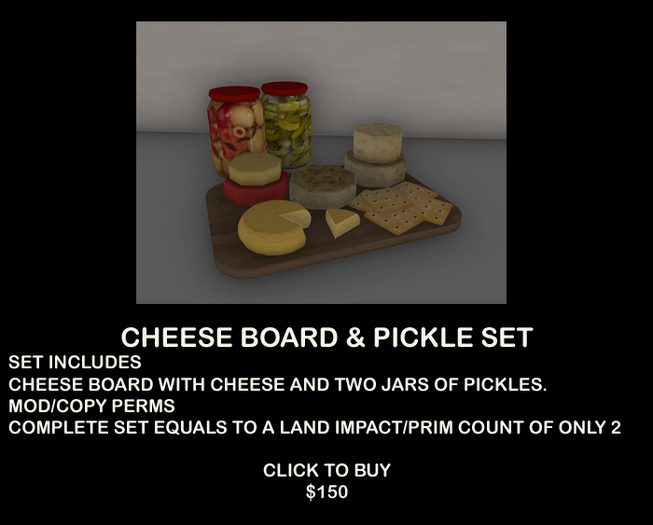 CHEESE & PICKLE SET