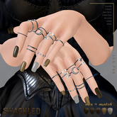 SHACKLED - Lux PBR [Square Short Nails] PBR Mix + Match