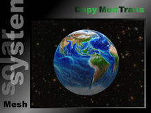 Earth, comicstyle planet, mesh, fullperm