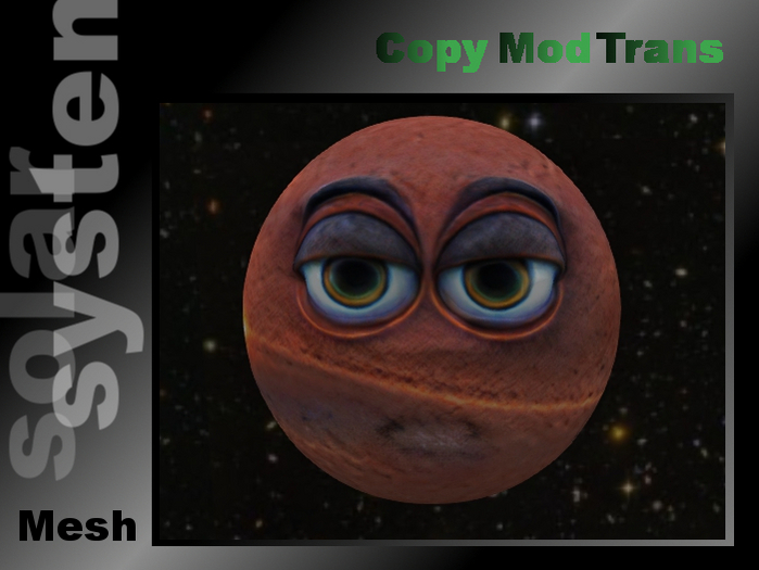 Planet Mars, Comicstil, Fullperm, Mesh
