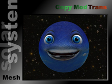 Earth, comicstyle planet, mesh
