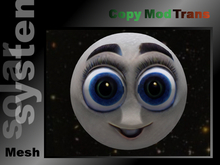 Moon, comicstyle, mesh