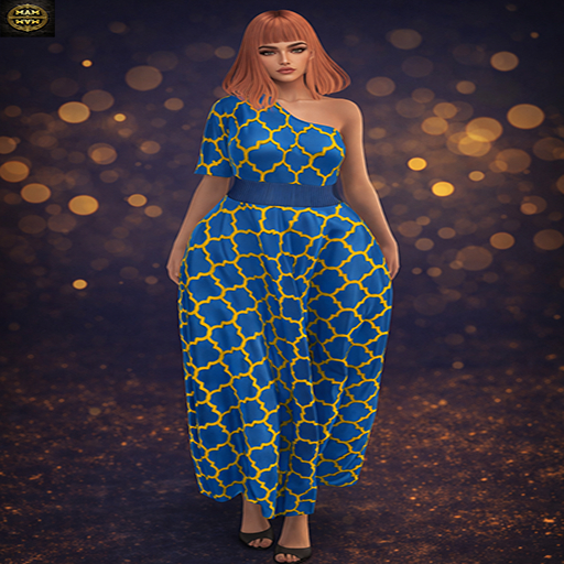 ..MAM..RM-6 DRESS(BLUE)-2026