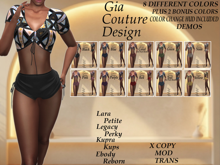 "GCD" Maxine Shorts Outfit DEMOS