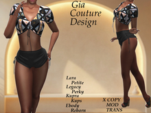 "GCD" Maxine Shorts Outfit Black