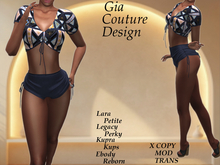 "GCD" Maxine Shorts Outfit Blue