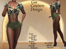 "GCD" Maxine Shorts Outfit Green