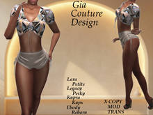 "GCD" Maxine Shorts Outfit Nude