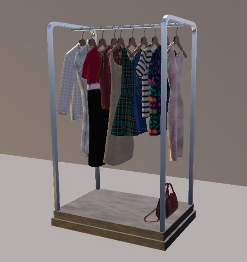 CS hanger with clothes