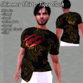 Men's Shirt - Tiger slash Shimmer