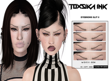 DEMO ToxsiKa Ink - Eyebrows Slit ll - LELUTKA Evol. +EVO X+BOM