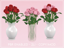 Rose Bouquet Vases (No Transfer)