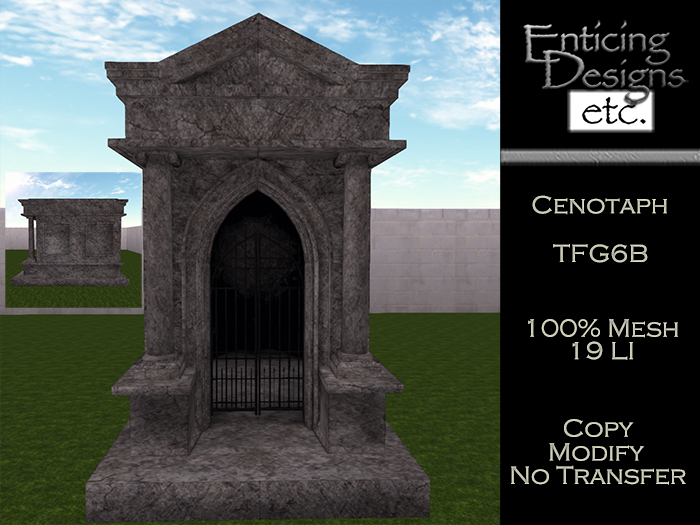 etc. Gothic Cenotaph TFG6B