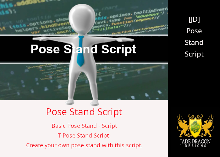 [JD] - Basic Pose Stand - Script - Full Permissions