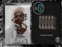 klaws: Black Chrome Nails