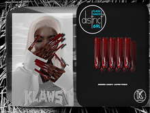klaws : Red Chrome Nails