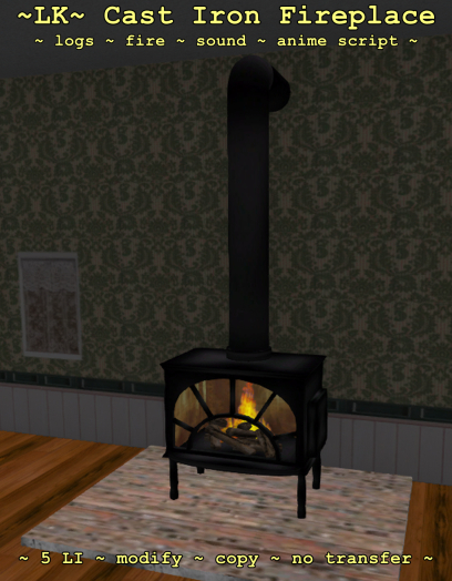 ~LK~ Cast Iron Fireplace