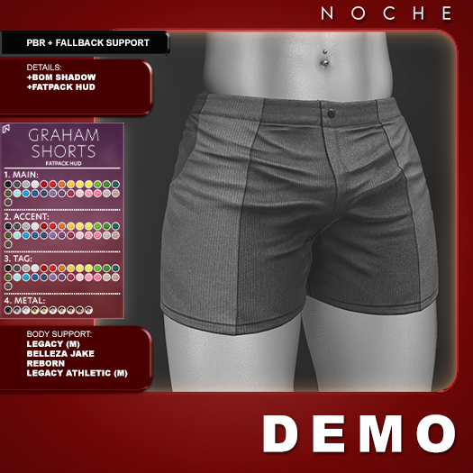 Noche. Graham Shorts DEMO