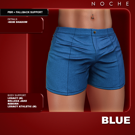 Noche. Graham Shorts Blue