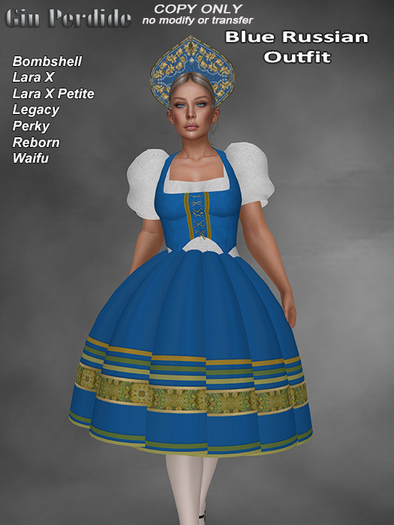 DEMO Blue Russian Outfit 