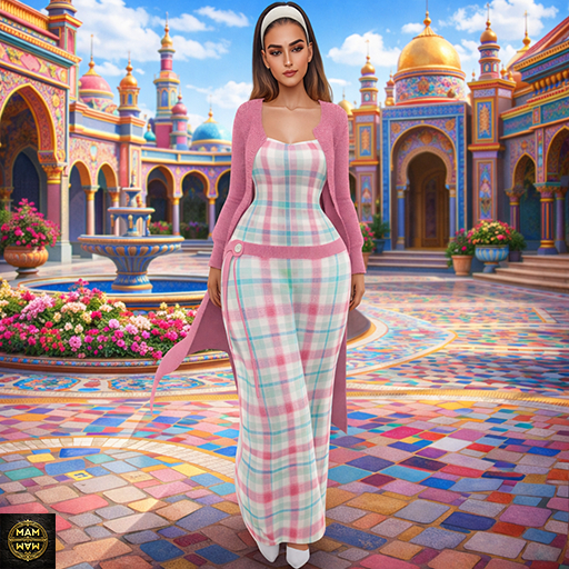 ..MAM..RM-4 DRESS(PLAID)-2026