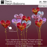 Kuroi - Heart Balloons FAT PACK