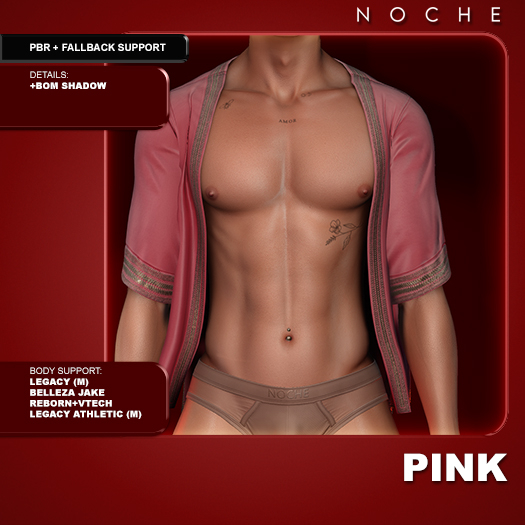 Noche. Ian Robe Pink