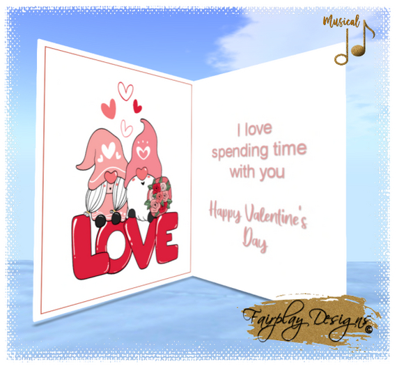 ~FDA~I Love Spending Time with You Greeting Card~