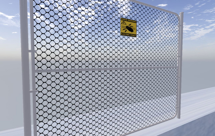 Electric fence scripted