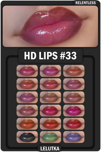 RELENTLESS HD LIPS #33 (LELUTKA)