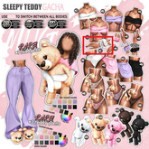 Mug - Sleepy Teddy - #8 Scrunchies Pink