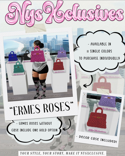 !NW- Ermes Roses (Tiff Blue)