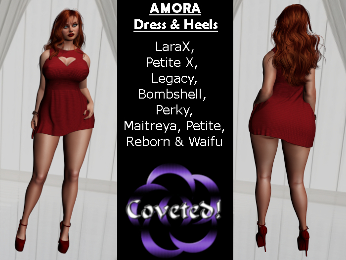 AMORA Red by COVETED!