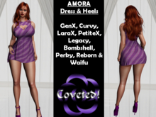 AMORA Purple Stripes by COVETED!