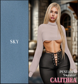 CALITHEA . Penelope . Sweater . Sky