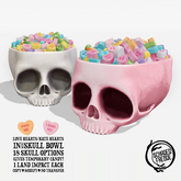 Schadenfreude Mini Skull Bowls of Hearts