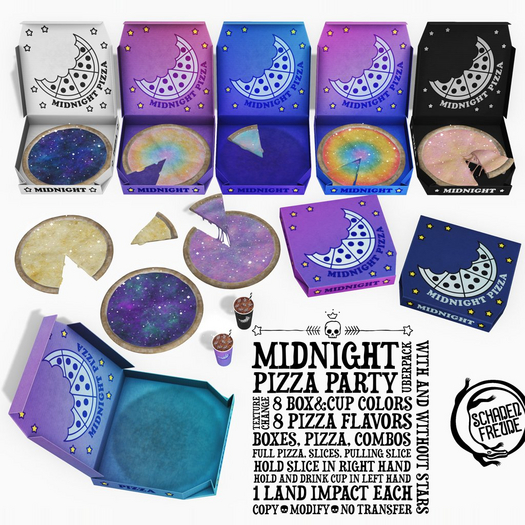 Schadenfreude Midnight Pizza Party Uberpack