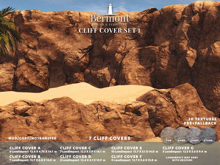 Bermont. Cliff Cover Set 1