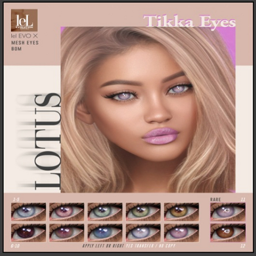 11. LOTUS. Tikka Eyes  [boxed] RARE