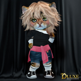 *DLUXE* DINKIES CAT HIP CARDIGAN* pink