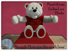 'Snuggle', i love you this much teddy bear