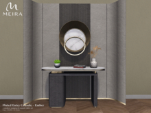 Meira Fluted Entry Console - Ember