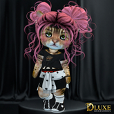 *DLUXE* DINKIES FIONA HIP CARDIGAN* white